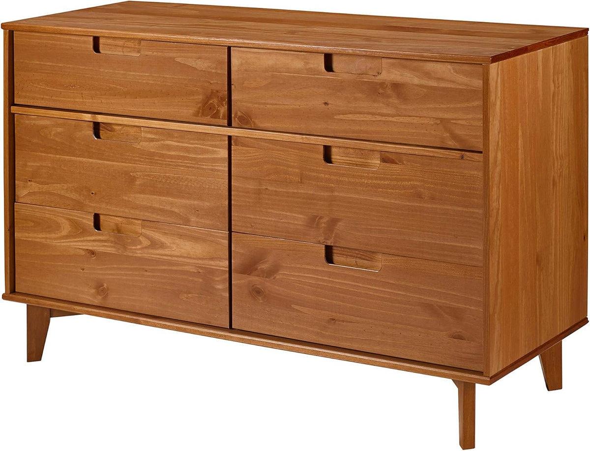6 Drawer Wood Dresser G410