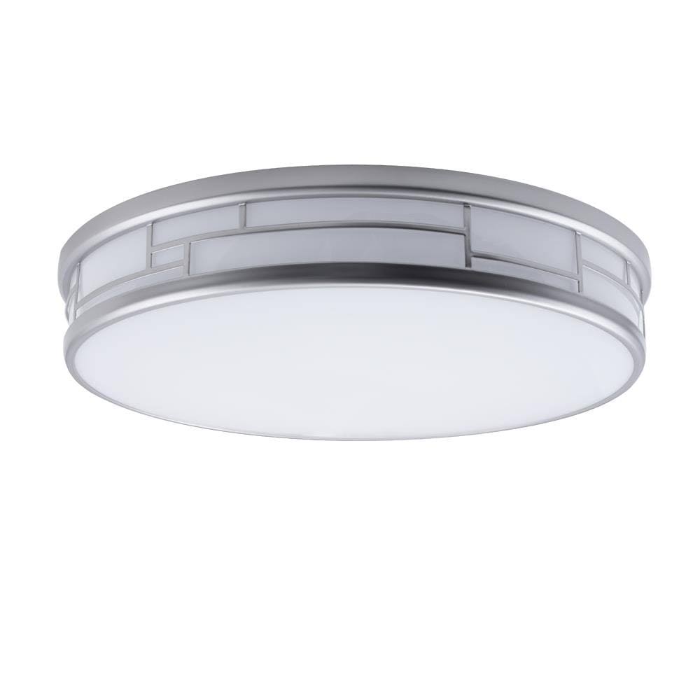 Nickel Flush Mount Light D7360