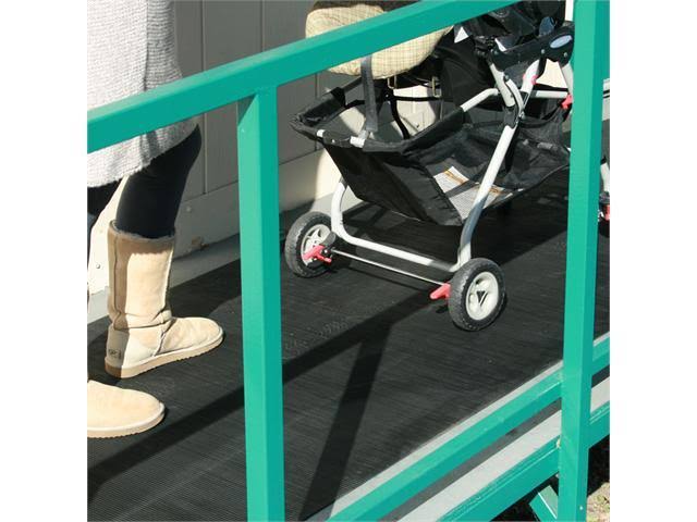 Non-Slip Outdoor Rubber Floor Mat, Black X7599