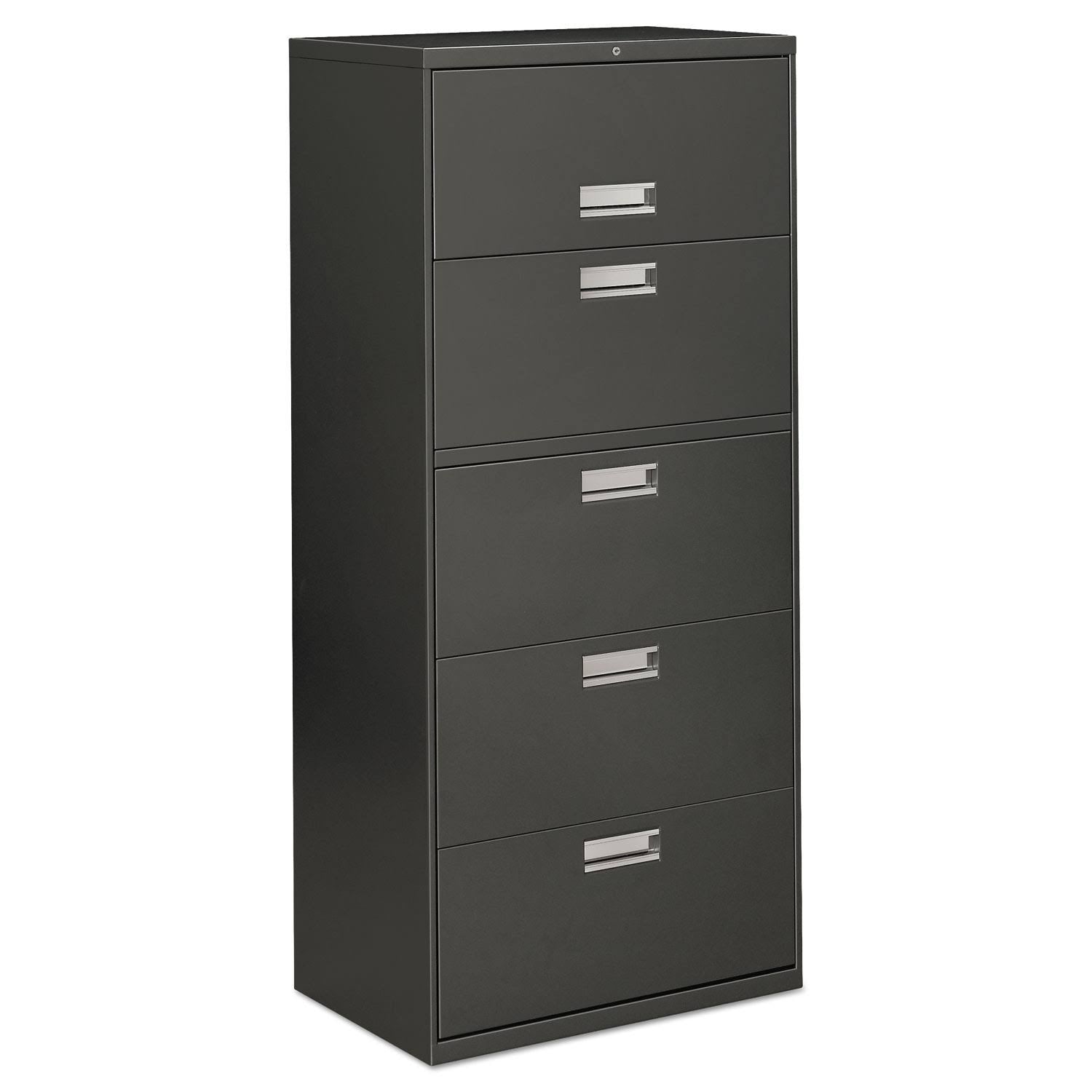 Three-Drawer Lateral File Cabinet, Charcoal Y230