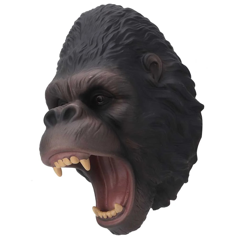 Realistic Plastic Orangutan Head Hand Toy T76344