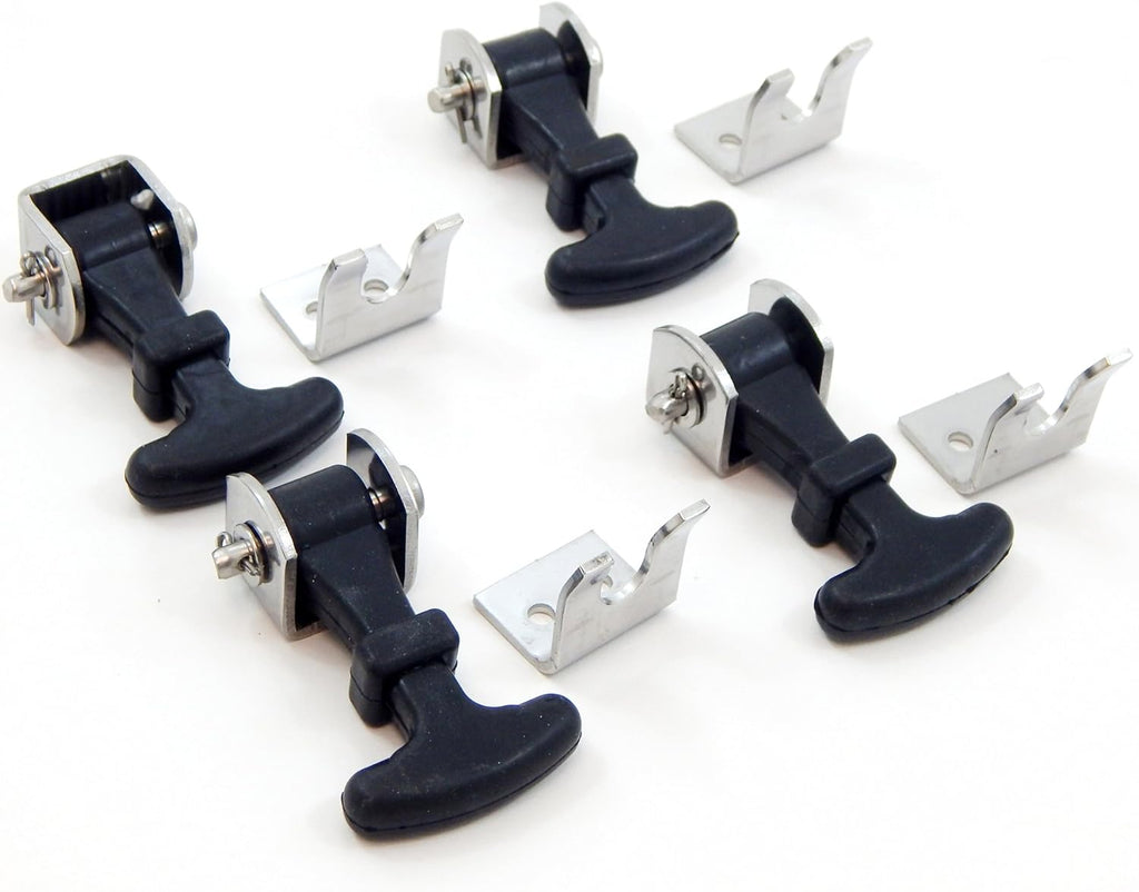 20 Piece Stainless Steel T Handle Latch Catch Hold-Down 2.5 Inch Draw Hardware Replacement P70703