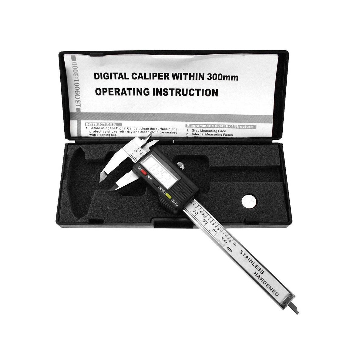 100mm Metal 4-Way Digital Caliper P923622