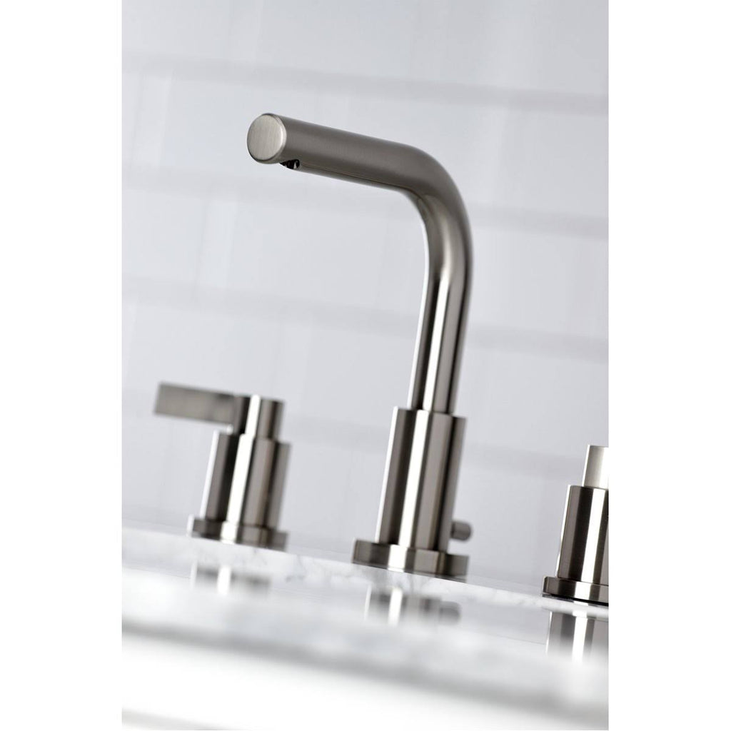 8x22 Widespread Bathroom Faucet, Brushed Brass X97933