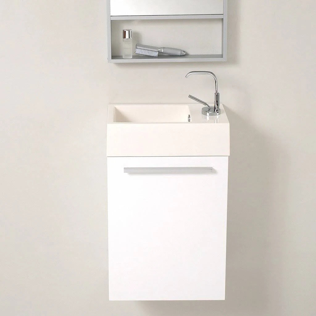 White Modern Bathroom Vanity H731174