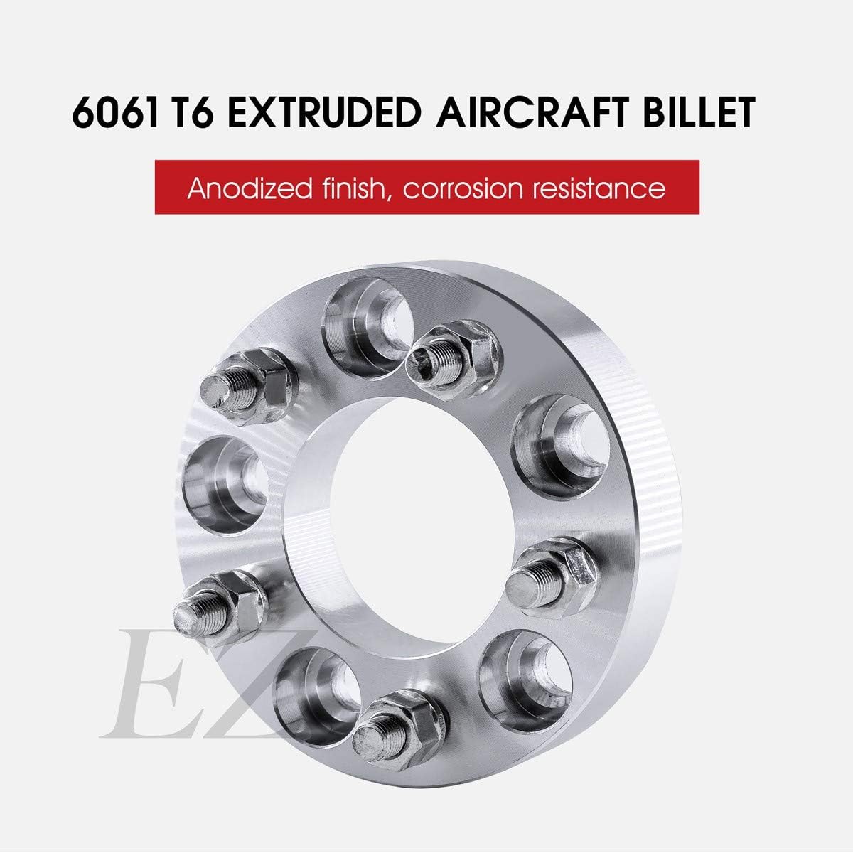 2 Billet Wheel Adapters 5x4.75 to 5x5 Thickness 20mm X39968