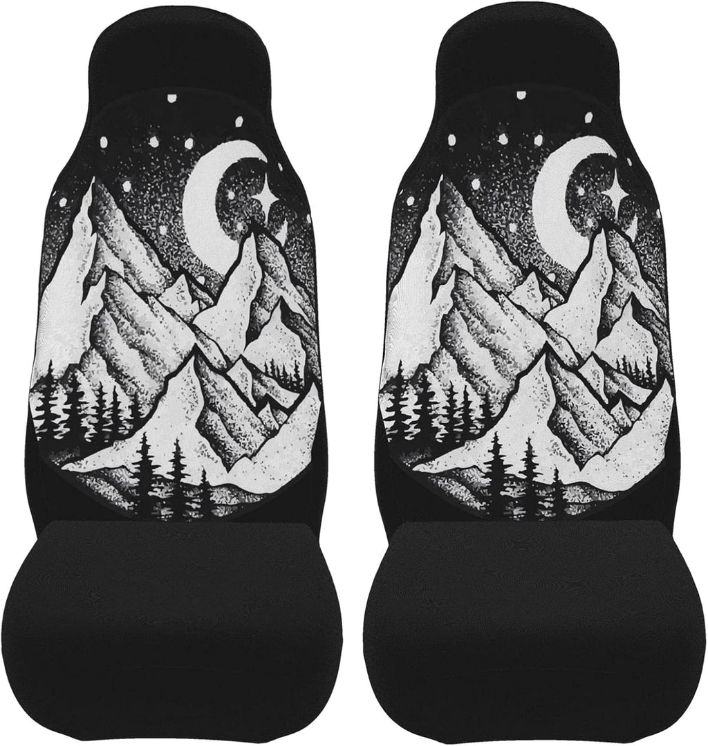Sugar Skull Girl Car Seat Covers 2 Pcs Universal Front Seat Cover T170695