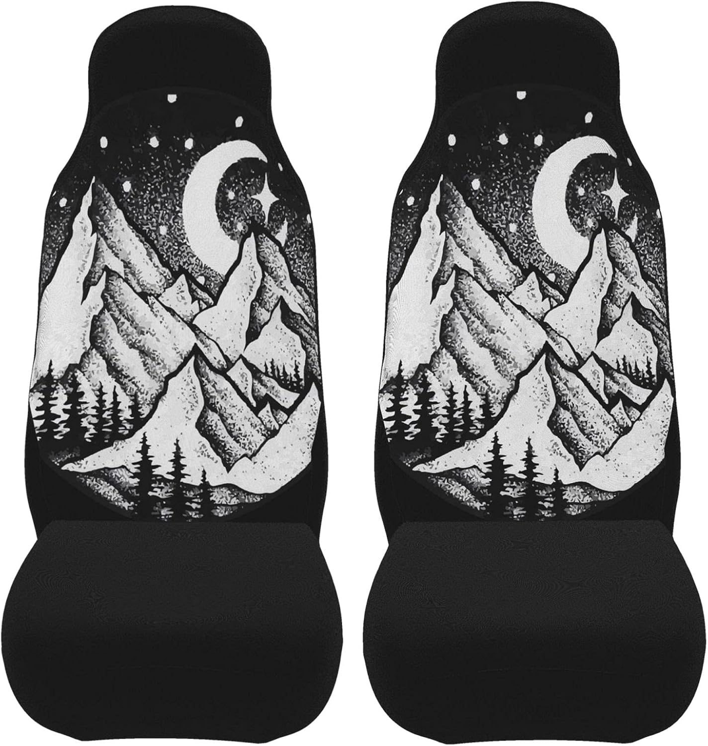 Sugar Skull Girl Car Seat Covers 2 Pcs Universal Front Seat Cover T170695