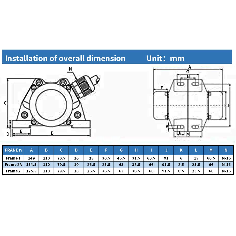 30W AC110V 3600rpm Aluminum Alloy Concrete Vibrator Pack of 2 J261169