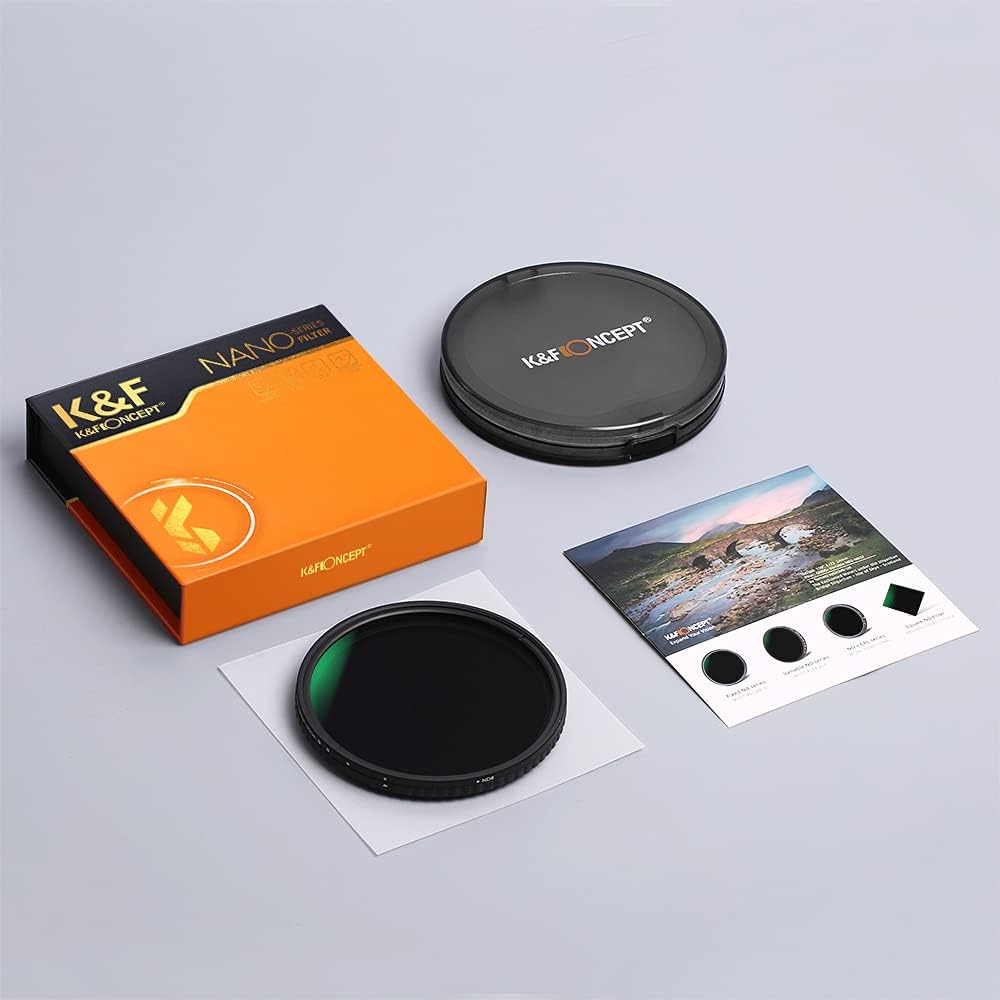 67mm Variable ND Filter ND8-ND128 HD VND Filter T140