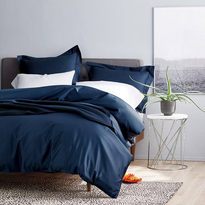 Green Supima Cotton Sateen King Duvet Cover Z758486
