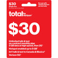 $30 No-Contract Unlimited Talk & Text Monthly Plan (5GB at High Speed) V291
