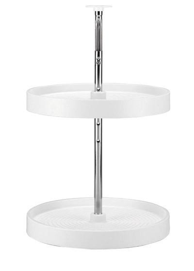 Almond 18 in. Polymer Lazy Susan Set T26225