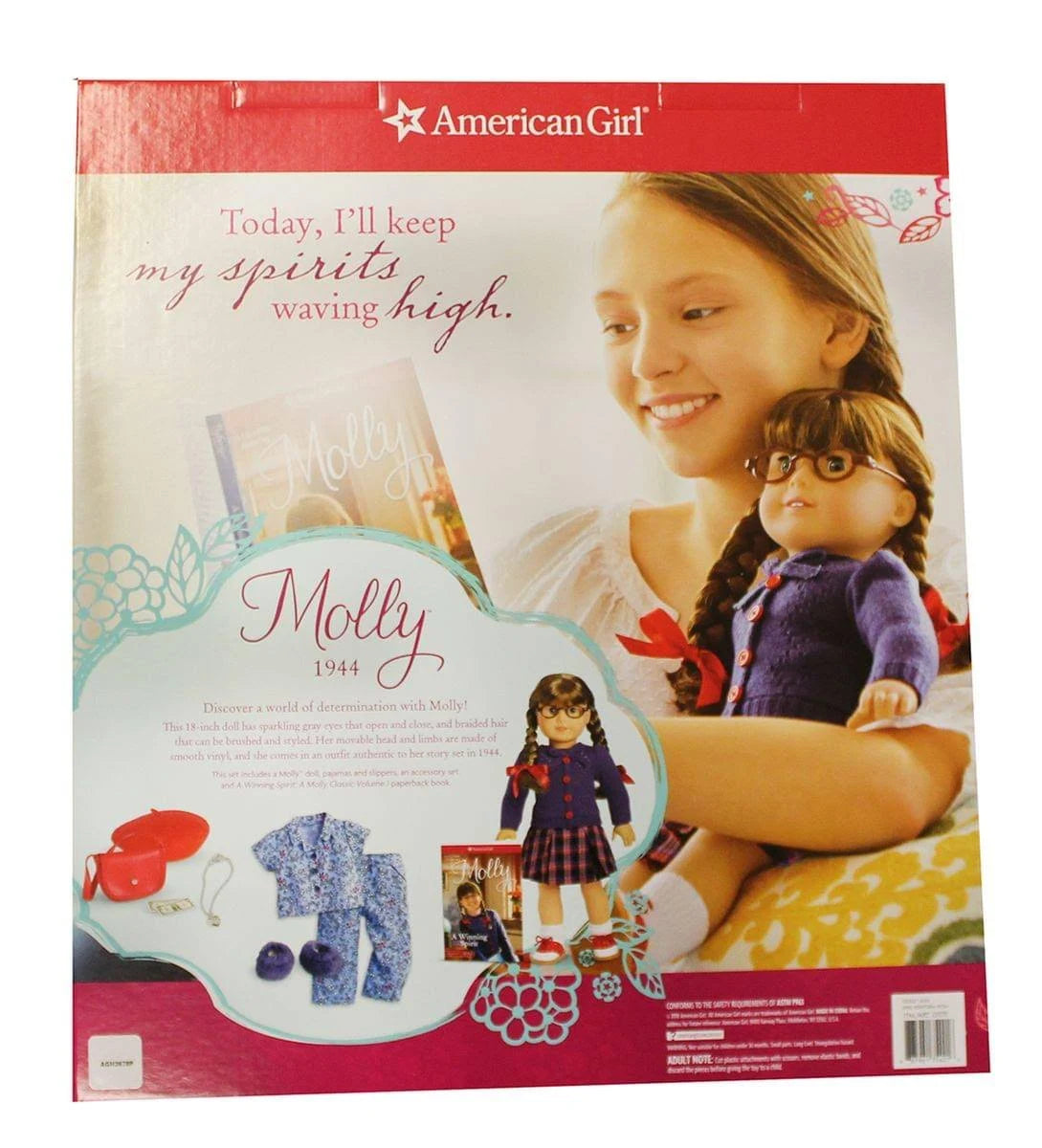 18-inch Doll with PJ Set and Book F14015