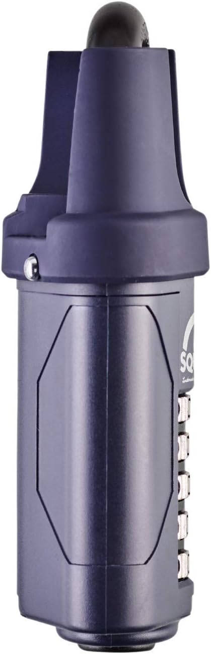 Blue 60 mm Alloy Steel 5 Wheel Combination Padlock, Pack of 2 O475193