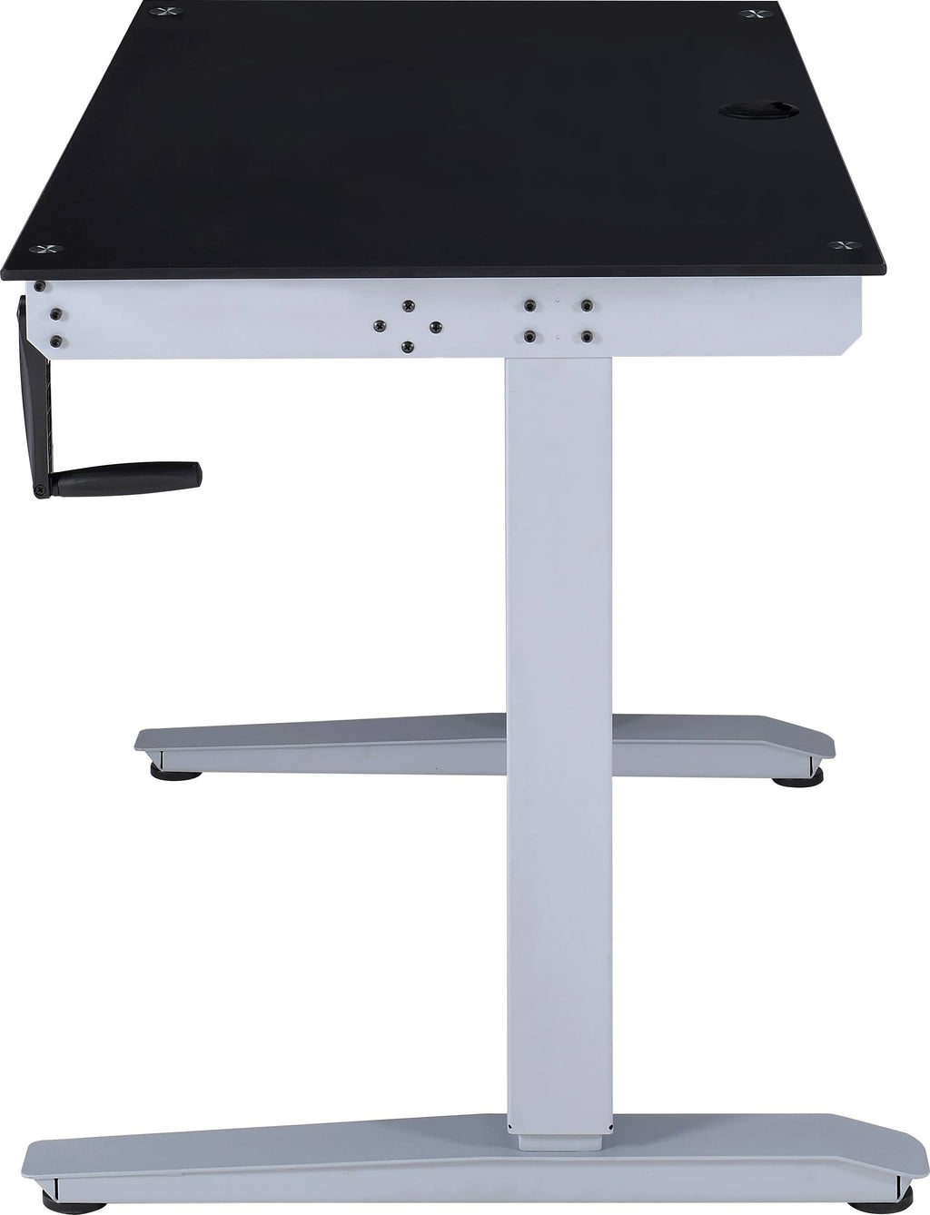 Black Glass Writing Desk A194