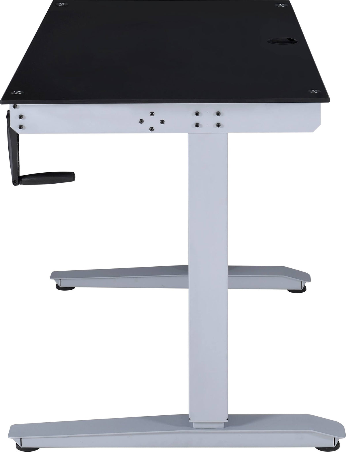 Black Glass Writing Desk A194