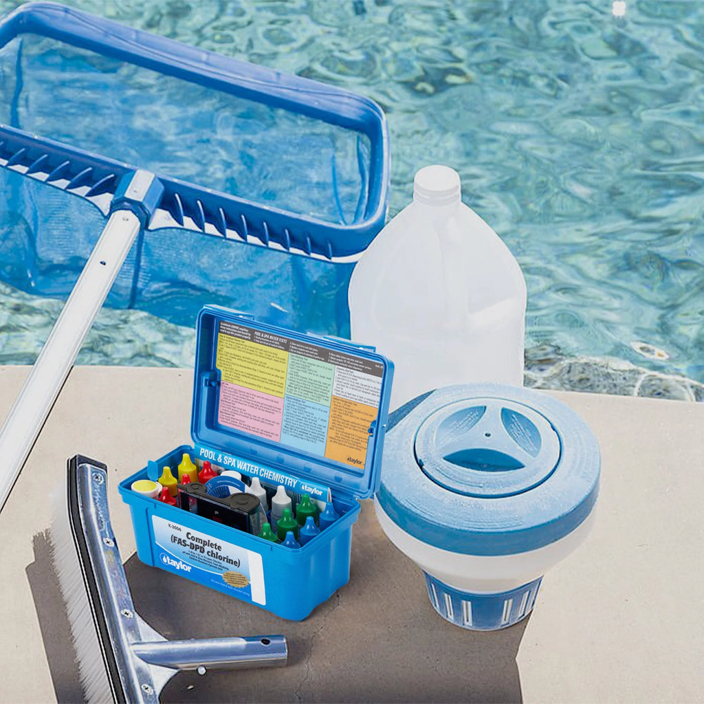 Complete Swimming Pool Water Test Kit Chlorine pH Alkalinity Y165