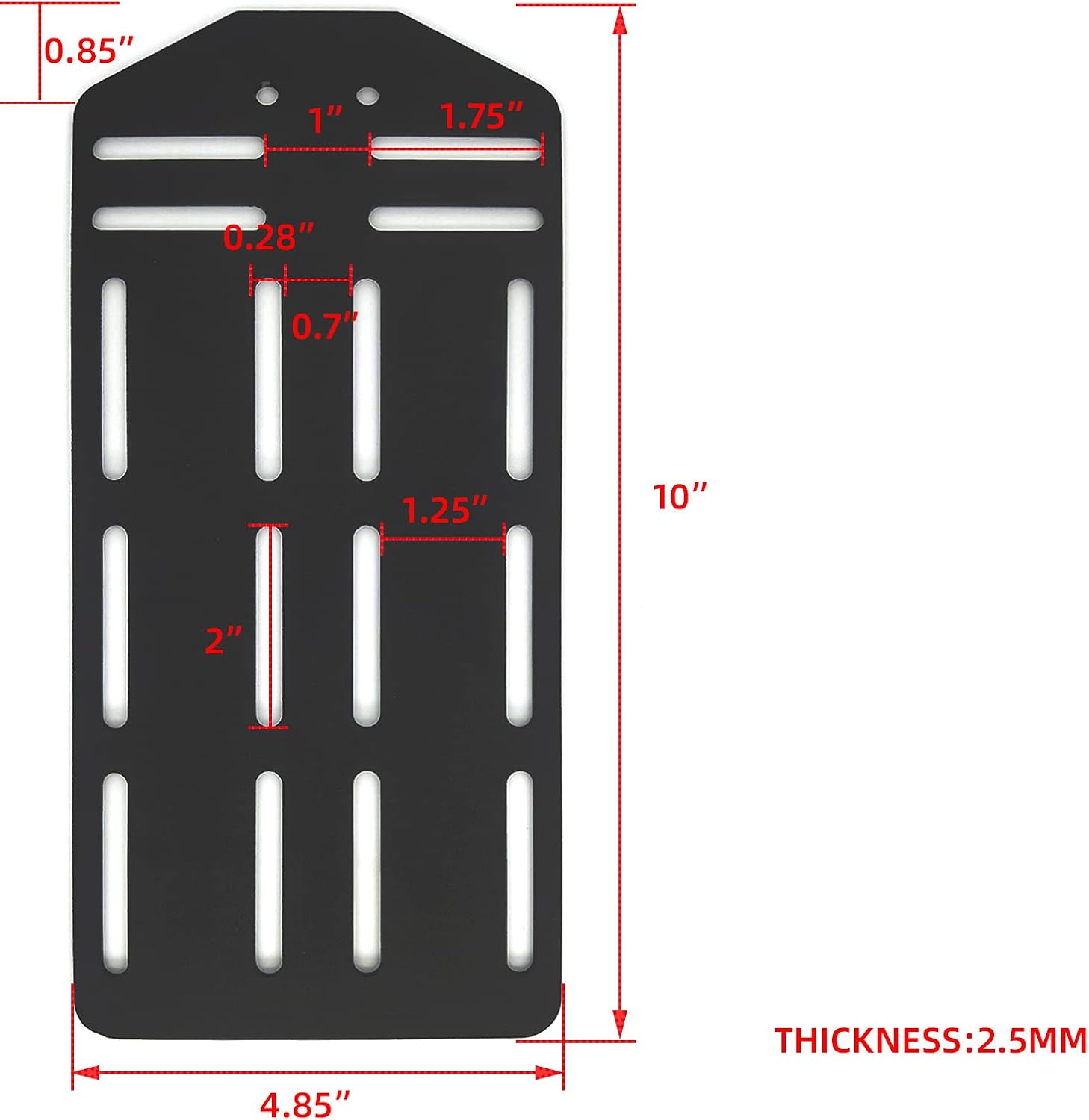 2 Pcs King Bed Headboard Attachment Bracket Modification Plate P356