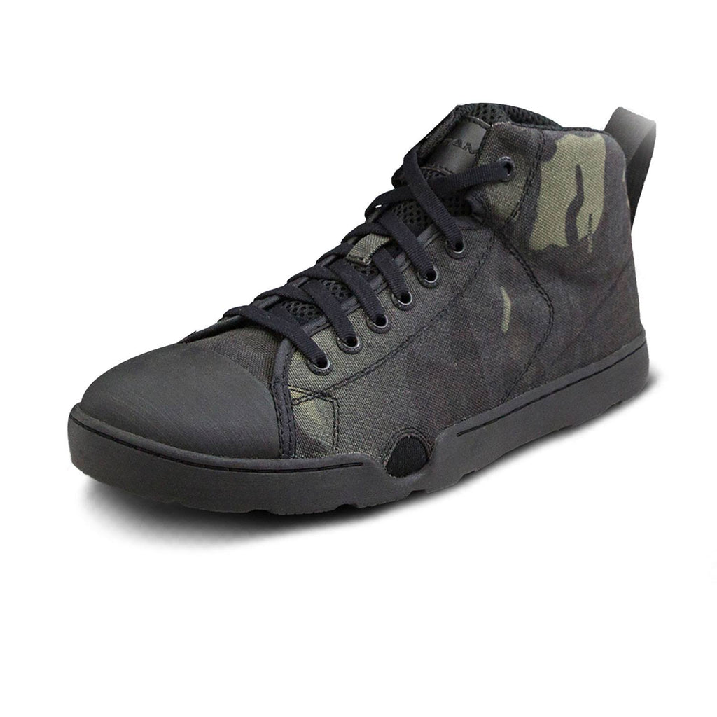Black Multicam Wide Mid Boots F826