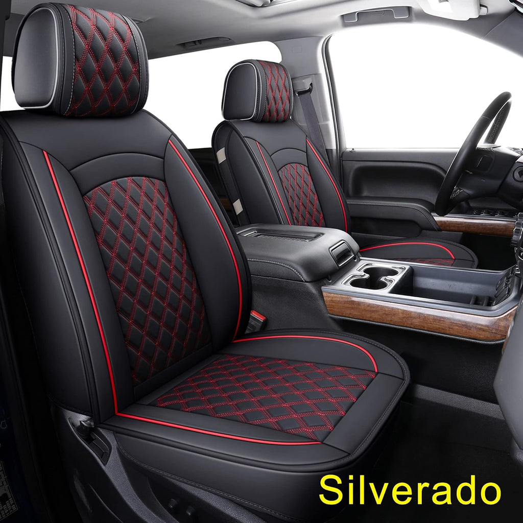 Gray Water Proof Faux Leather Seat Covers G271020