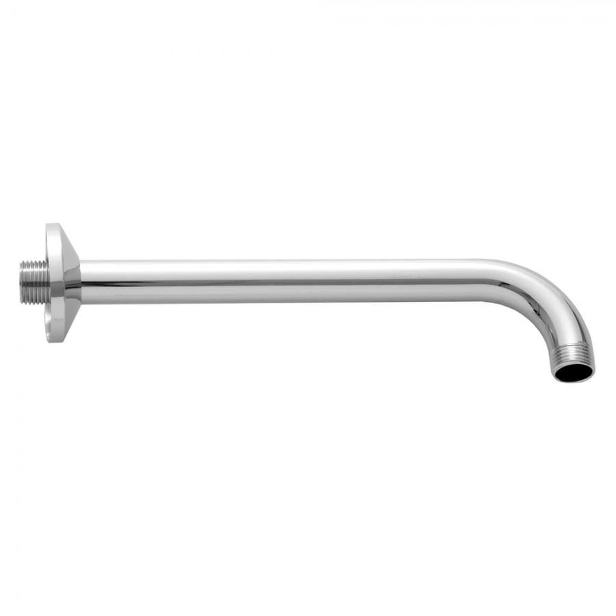 16x22 90 Showerarm with Escutcheon White N172495