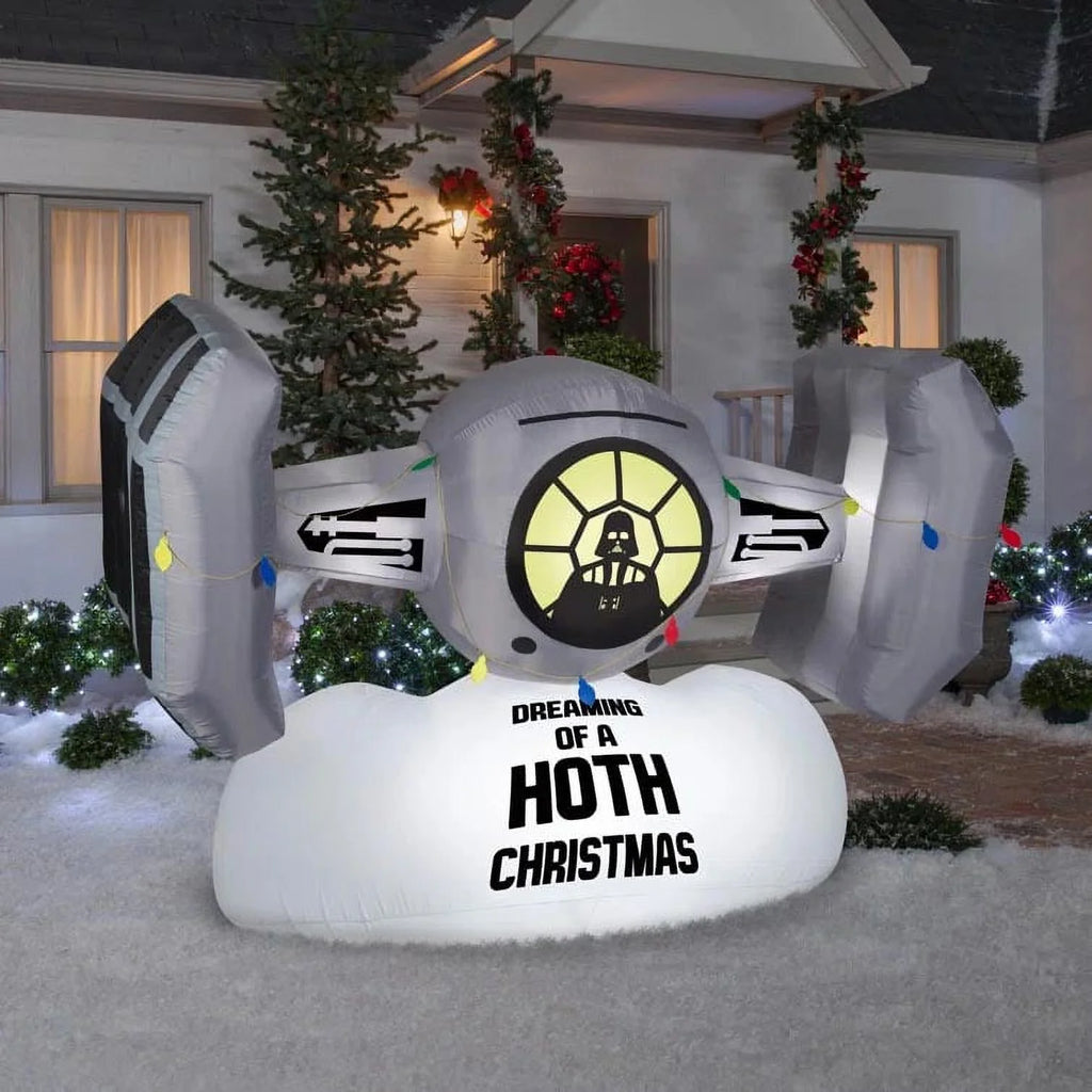 Stars Wars Christmas TIE Fighter Inflatable Yard Decoration F187110