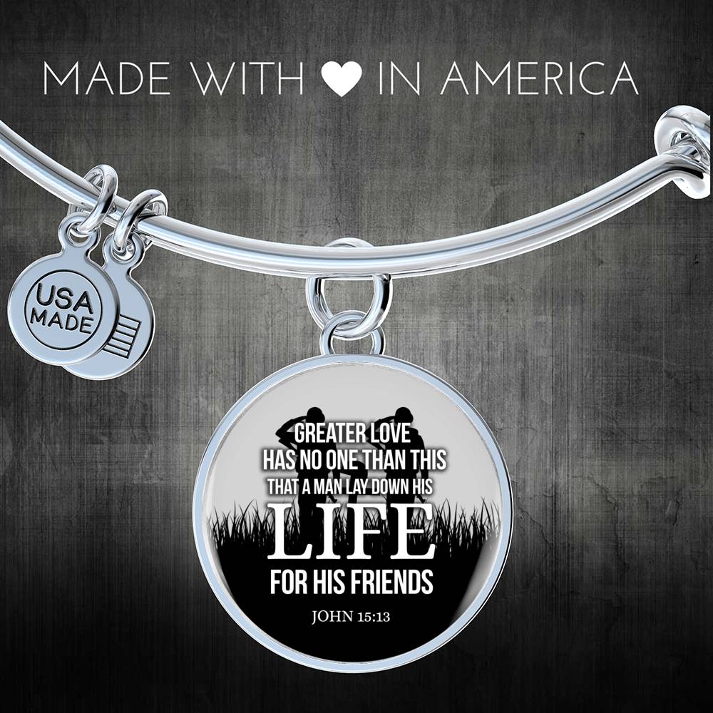 Stainless Steel or 18k Gold Circle Bangle Bracelet Y188862