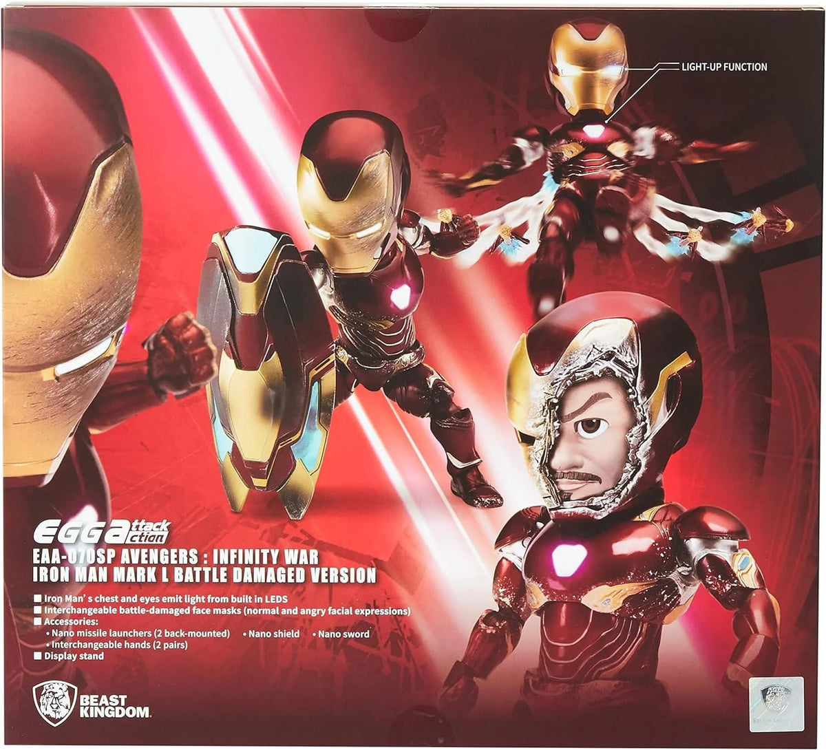 12" Iron Man Battle Damaged Action Figure Z96422