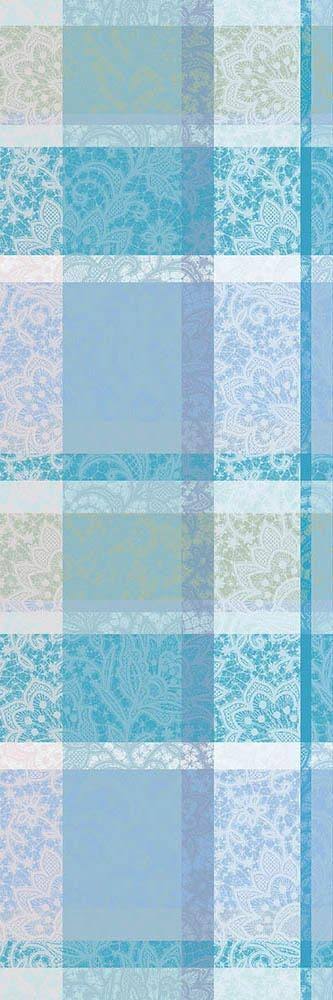 Turquoise Cotton Tablecloth Z160