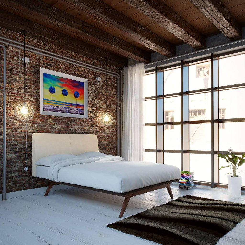 Full Bed in Cappuccino Beige W303638