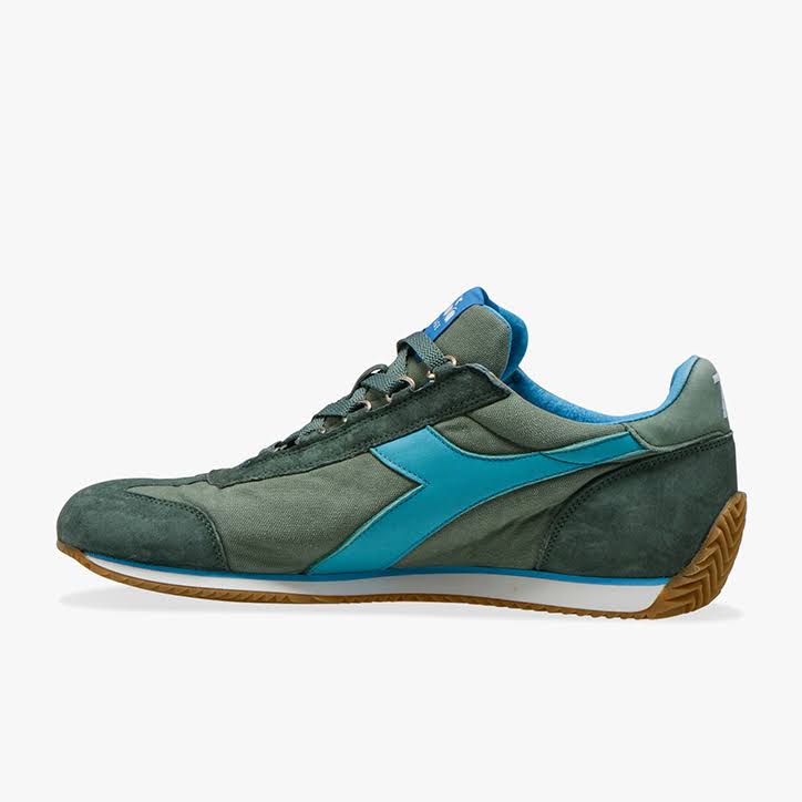 Stone Wash Green Canvas Shoes T673