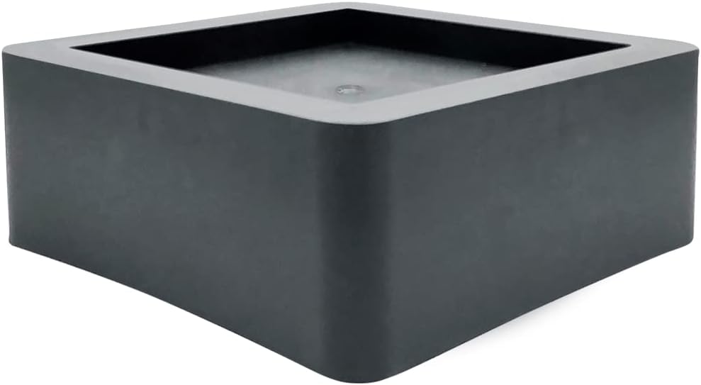 2 Inch Heavy-Duty Bed Risers (4, Black) W6898