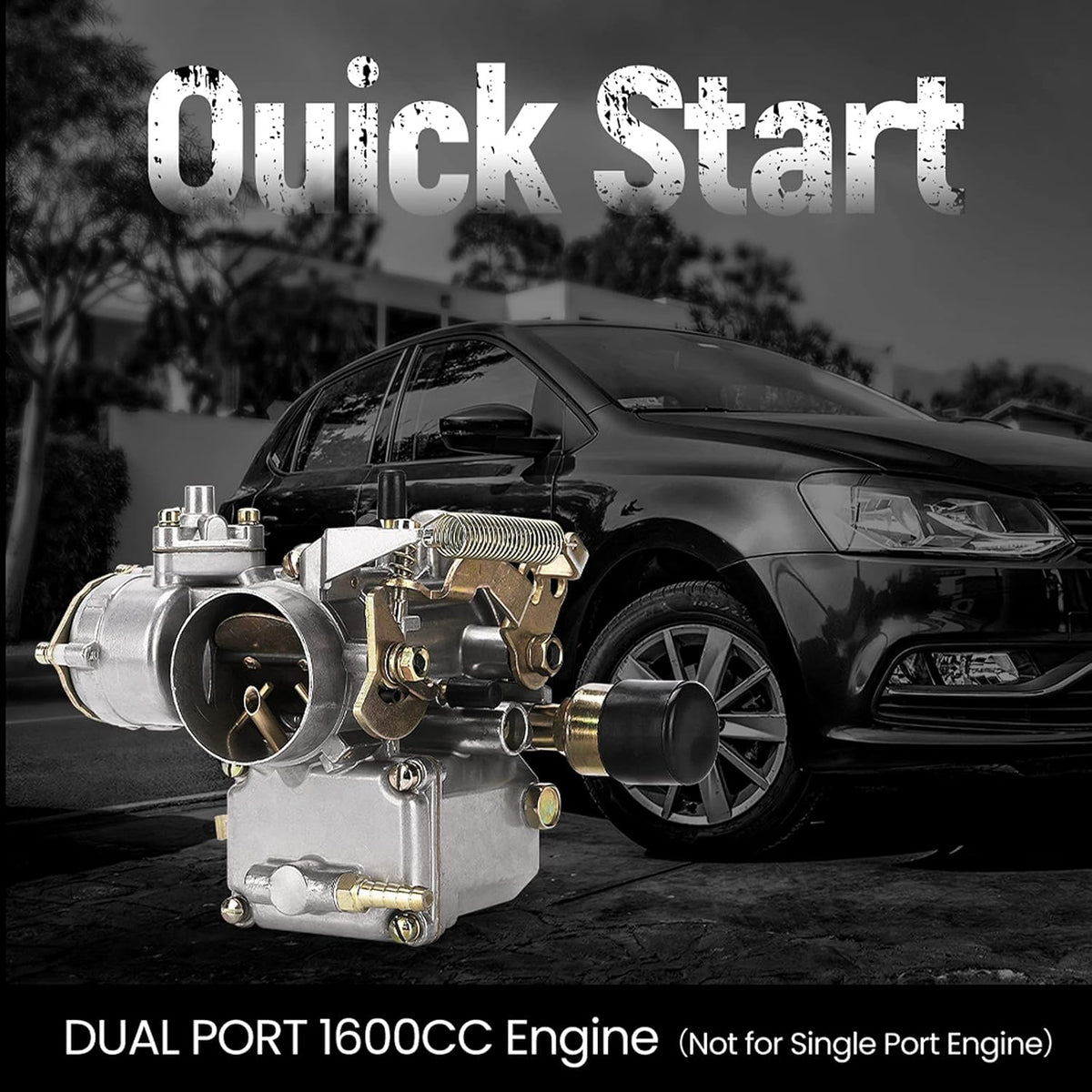 Carburetor for VW Beetle 1600cc Dual-Port Engine, Pack of 2 A479