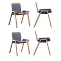 Gray Stacking Side Chair V6299