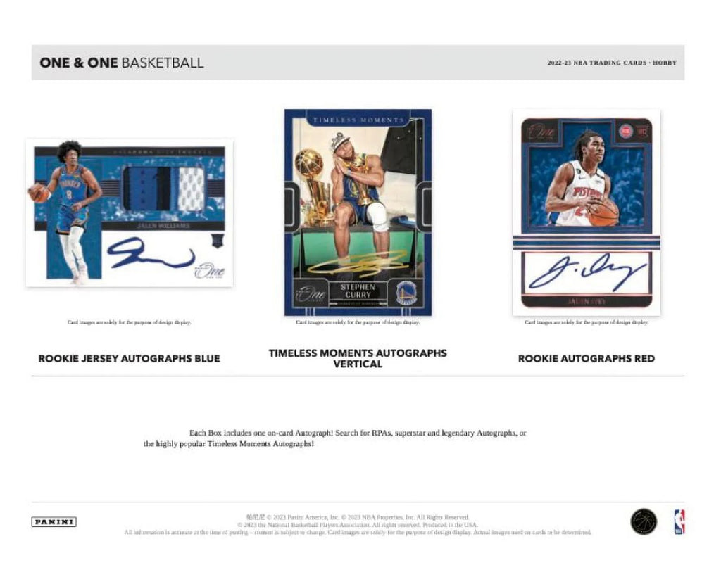 Panini One & One Basketball Hobby Box N620