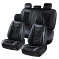 Black 5 Seats Breathable Car Seat Covers Full Set U54796