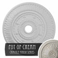 26 3/4x22OD x 3 5/8x22ID x 1 1/8x22P Leaf Ceiling Medallion I42507