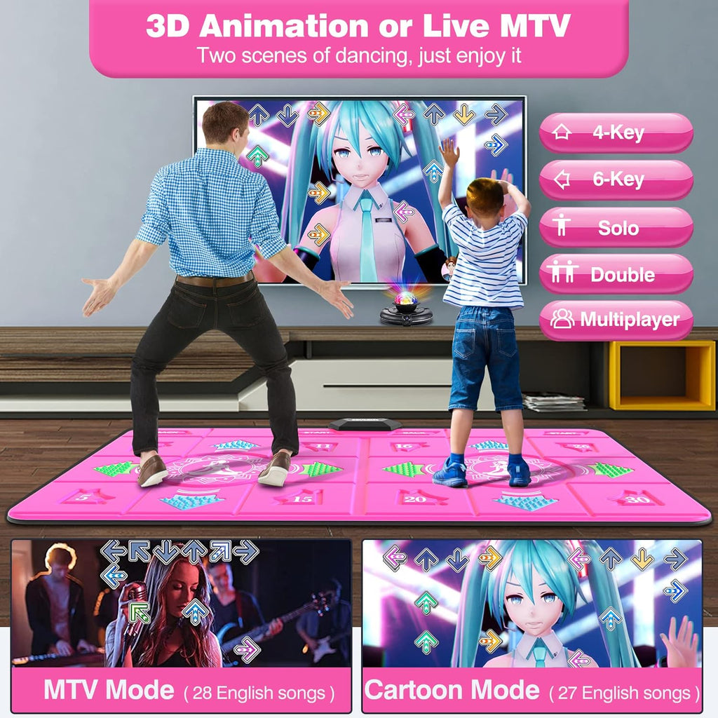 HDMI Wireless Double User Dance Mat with HD Camera H28154