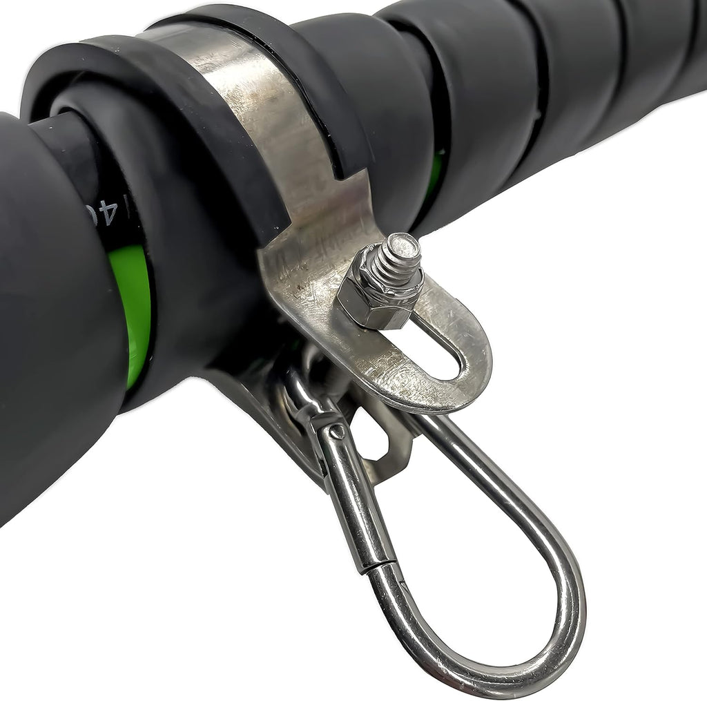 12ft 3 in 1 ABS & Power Air Line Hose Wrap 7 Way Electrical Cable with Handle Grip F8514