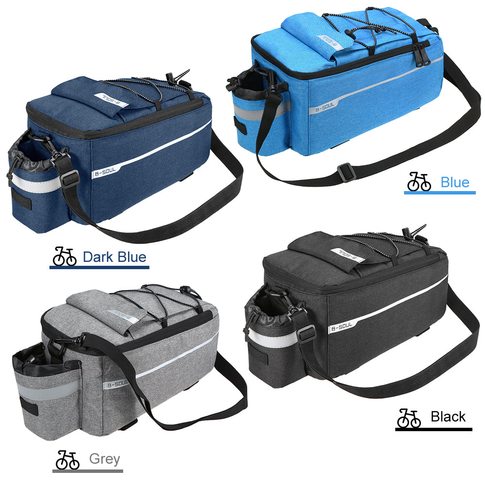 Bike Pannier with Holes Reflective Insulated Trunk Bag O3783