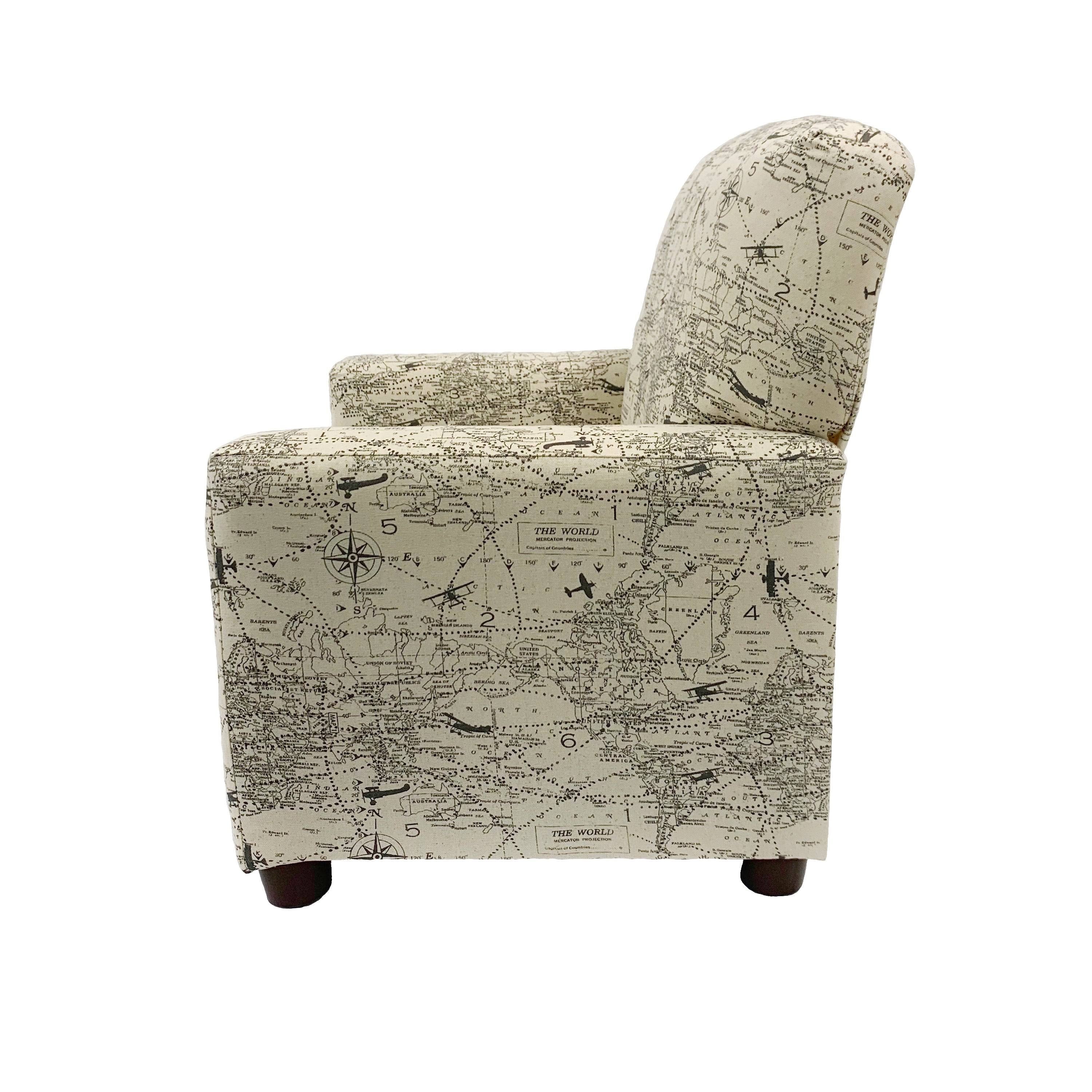 Kids Arm Chair Sundown Gray U3836