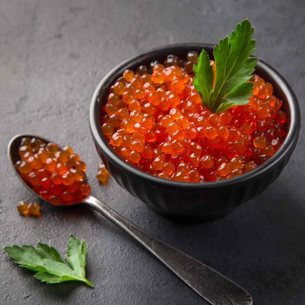 Red Pearl Russian Style Gosudarev Zakaz Salmon Caviar 907 g (2 lbs) can V61415