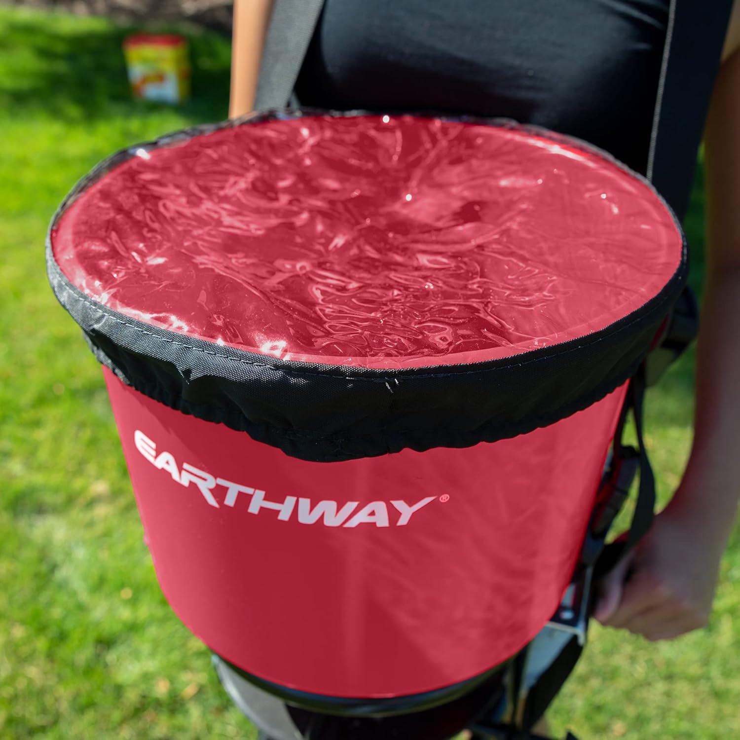 40 LB Portable Chest Mount Hand Crank Broadcast Spreader K66038