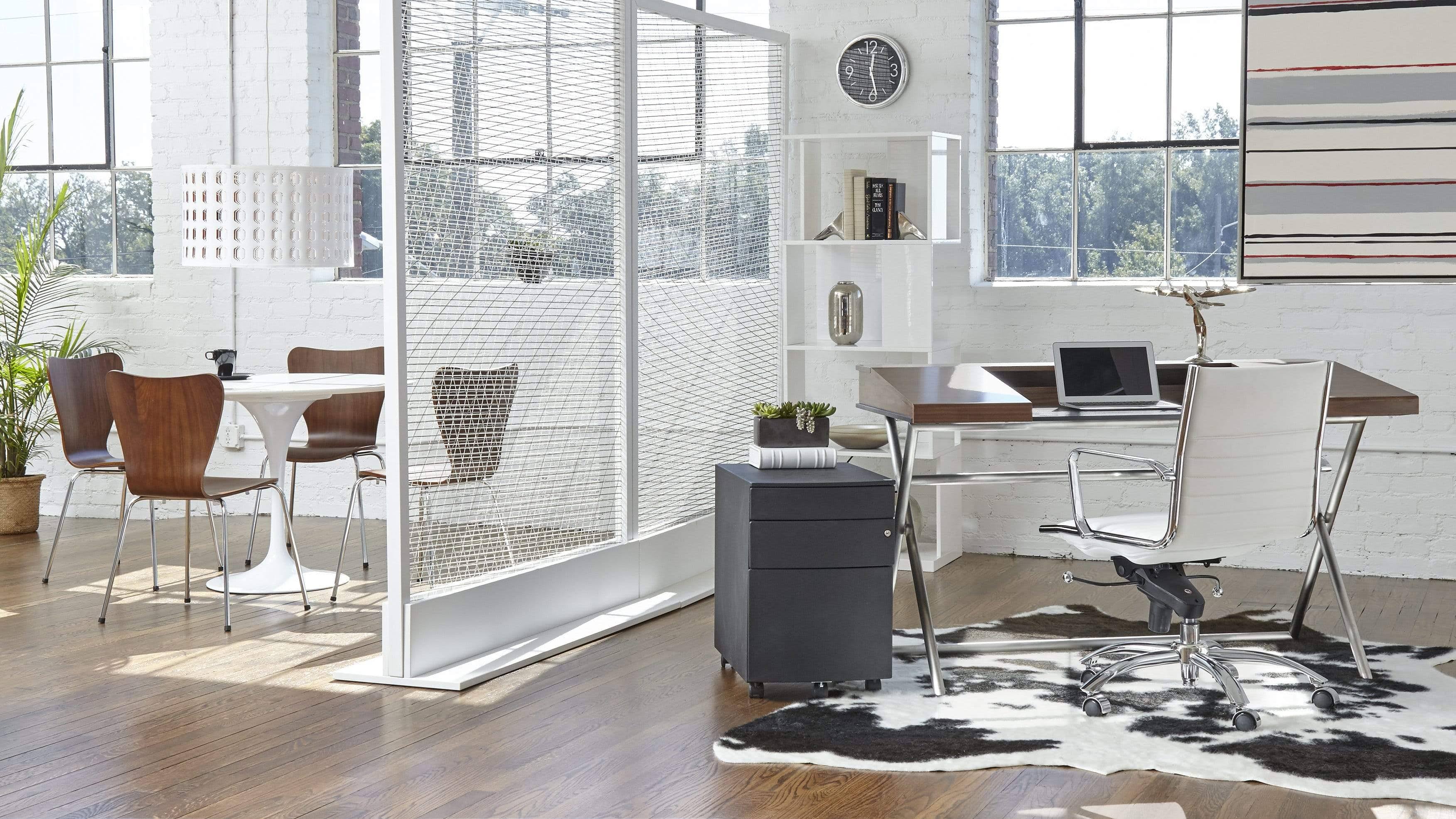 Black File Cabinet Y778