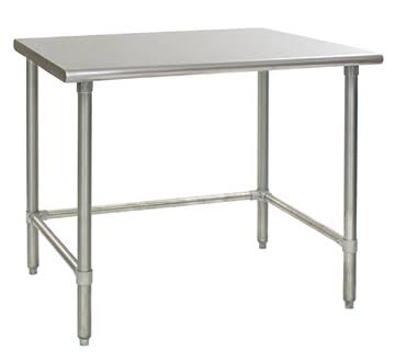 30x22 Stainless Steel Work Table with Cross Bar X516