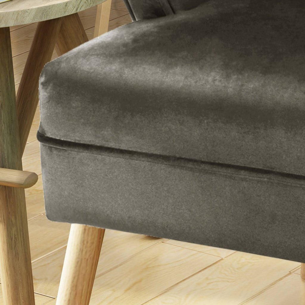 Gray and Beige Contemporary Accent Chair V716793