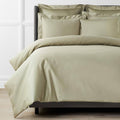 Green Supima Cotton Sateen King Duvet Cover Z758486
