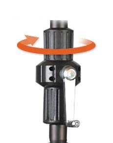 9 ft. Fiberglass Market Umbrella Collar Tilt Black V555