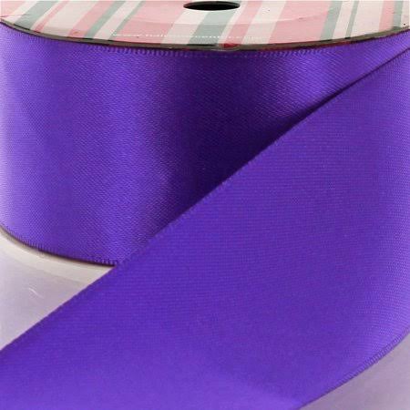 Regal Purple Double Faced Satin Ribbon 100yd K920565